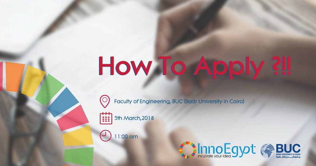 EUInnoEgypt's tweet photo. Meet us in our 1st info session to know HOW to apply to the project.
"This session hosted by Badr University in Cairo BUC"
BOOK YOUR SEAT NOW: https://t.co/W8D9Fc9yKe
#incuvate_your_idea #Entrepreneurship https://t.co/8aTXnK3NQ3