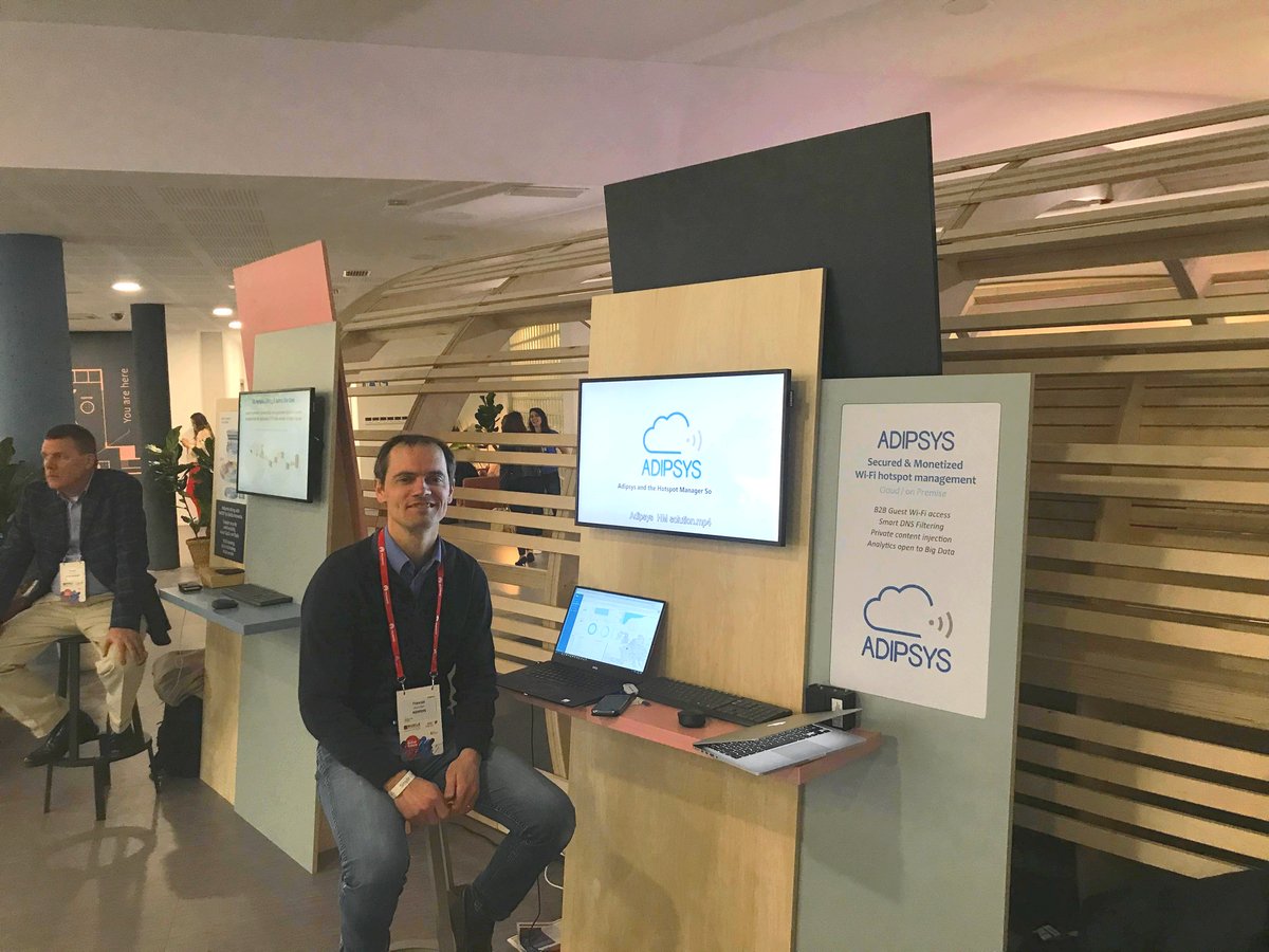 <a href="/ADIPSYS/">ADIPSYS</a> at the #MWC18 / Hall 2.1 (Facebook private area)
Live demo provided by the CEO&amp;CTO François Bourdais !