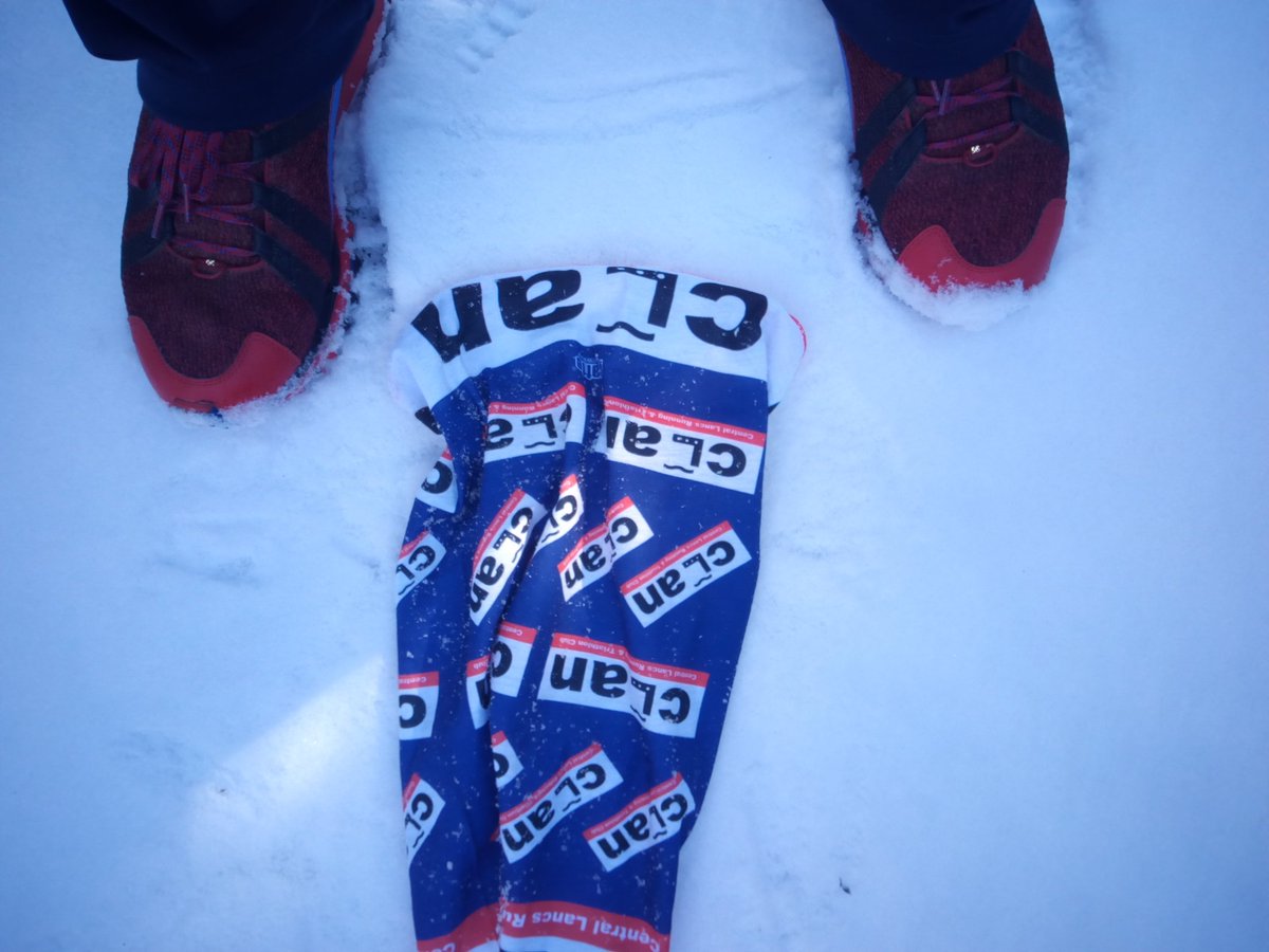 clanrtc's tweet photo. Trail paths are better to run on in the conditions but watch out for #yellowsnow https://t.co/wPv7v4IO0D