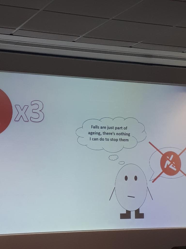 Humpty dumpty didn't tell anyone about the first 3 falls. Big message from Oliver Williams is to tell someone if you fall @CAPAprogramme #steadyonstaysafe