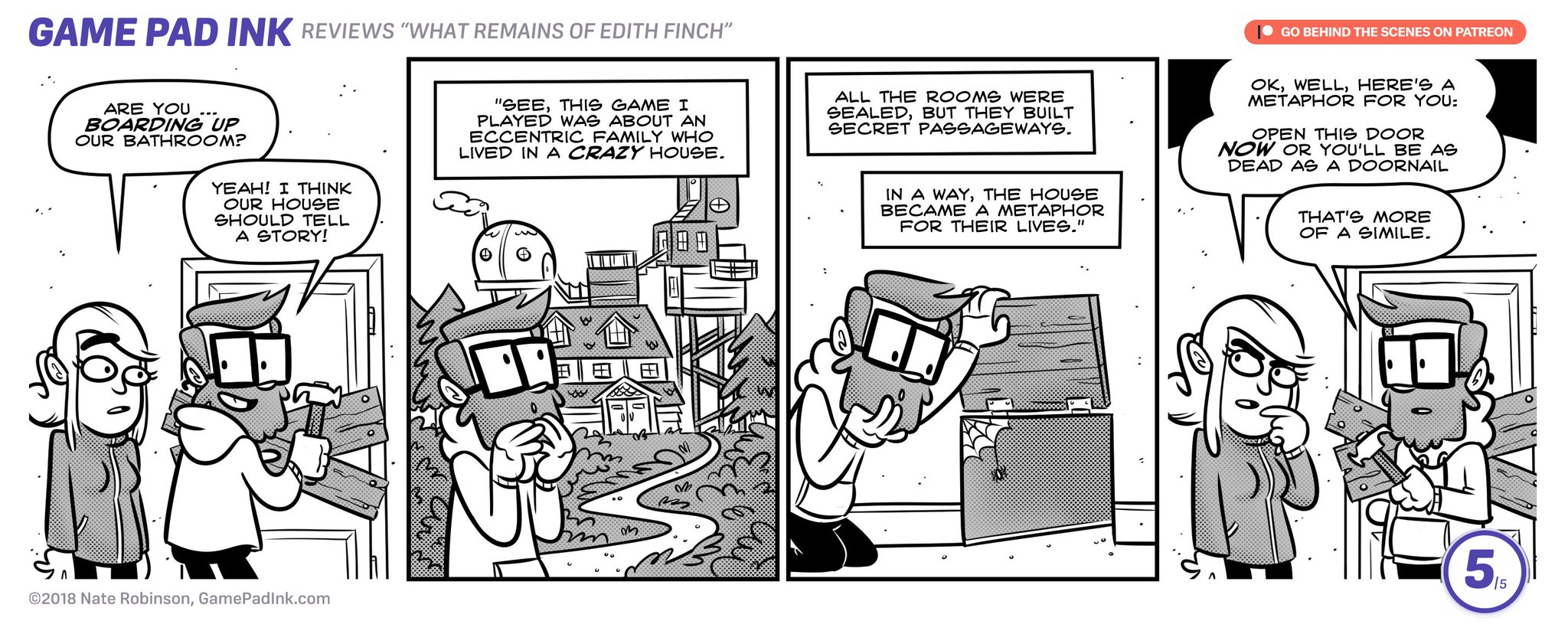 Game Pad Ink On Twitter New Comic What Remains Of Edith
