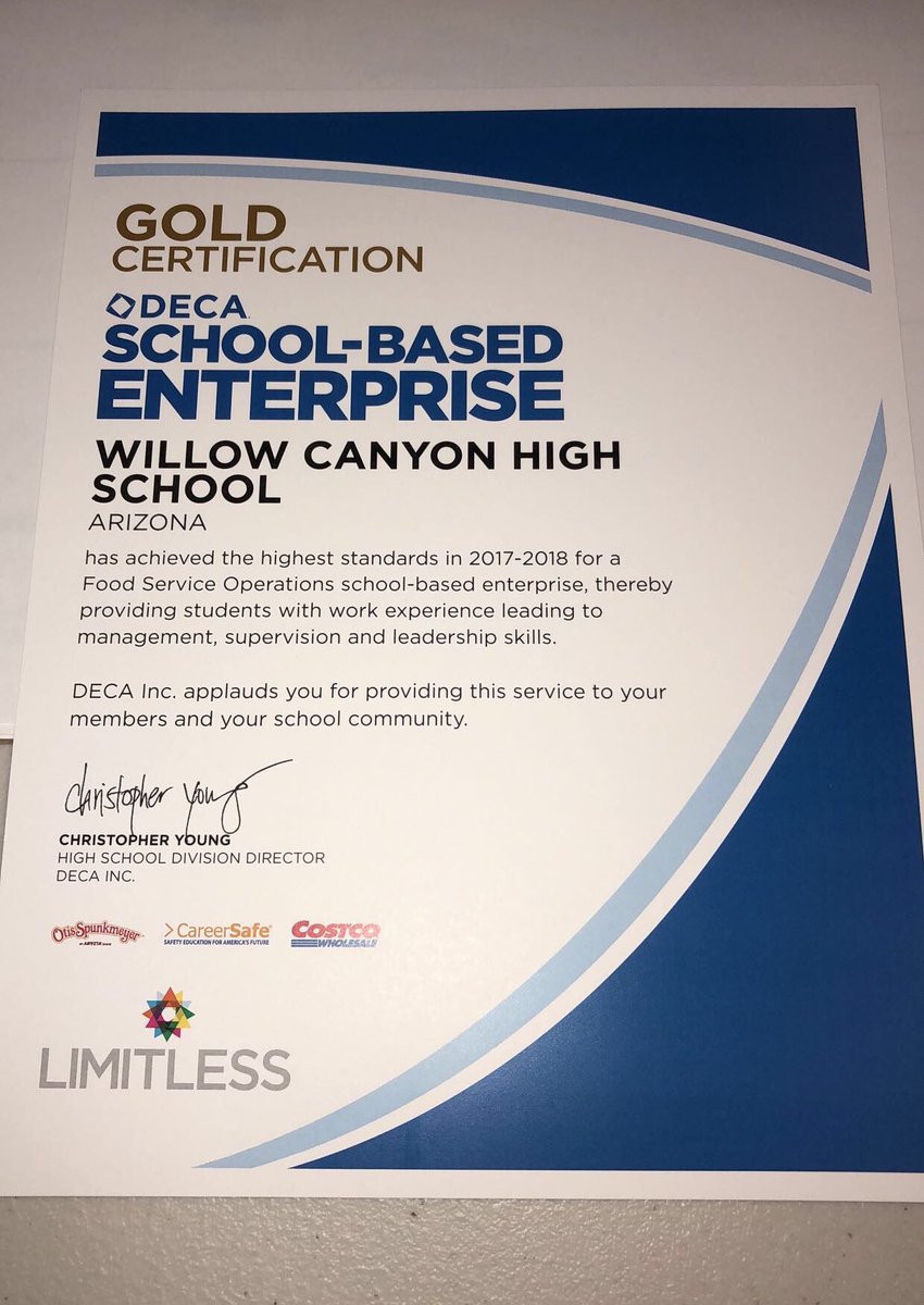 WCHS DECA tweet media