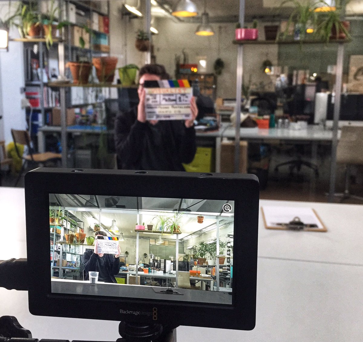 Today we've had the pleasure to meet Pedro Pantaleón and Manu Sánchez-Cid, who filmed us for the documentary: Visualist - Those Who See Beyond. Pleased to have met you and curious to see the end result. #interview #documentary #visualist #projectionmapping #art