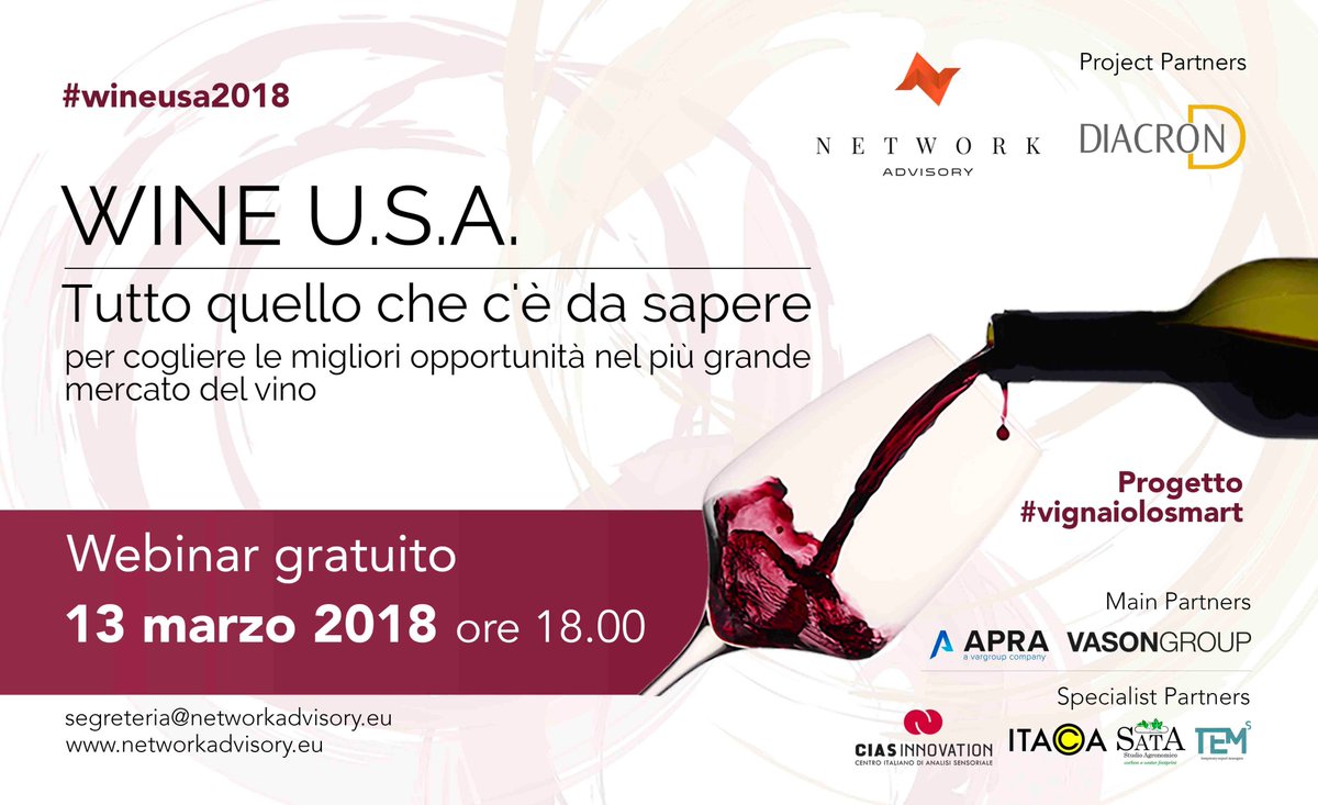 Riderelli's tweet photo. Quali sono le conseguenze delle riforme di Trump sull'esportazione del vino italiano nel mercato americano? Quali sono le decisioni che devi prendere per massimizzare gli sforzi economici?
Scopri di più cliccando sul link: https://t.co/vRCcsCz2LJ

#wineusa2018 #vignaiolosmart https://t.co/ed98h1uFTu