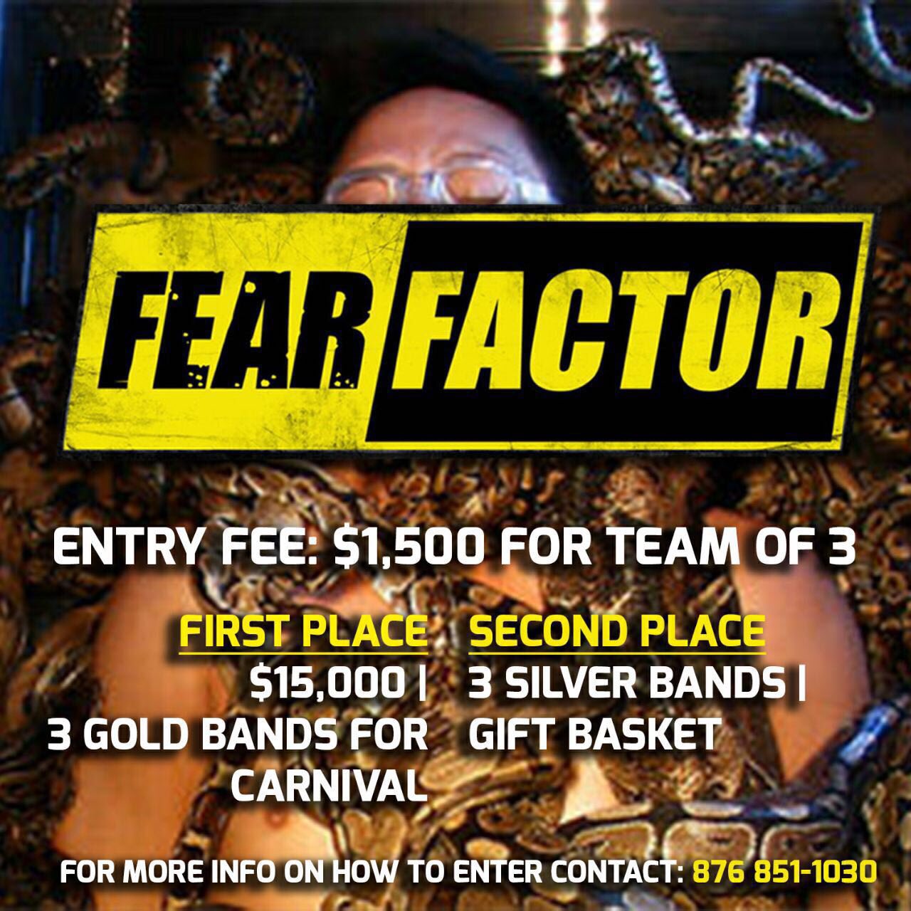 Fear Factor Invitations Ultimate Fear Factor Party The Aloha Hut