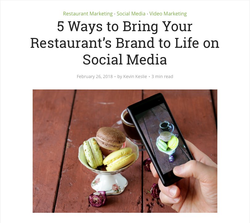 Here is a great article that shares 5 Tips to bring your restaurant's brand to life on social media platforms! Link below
.
.
.
ow.ly/KTW230iEiVW