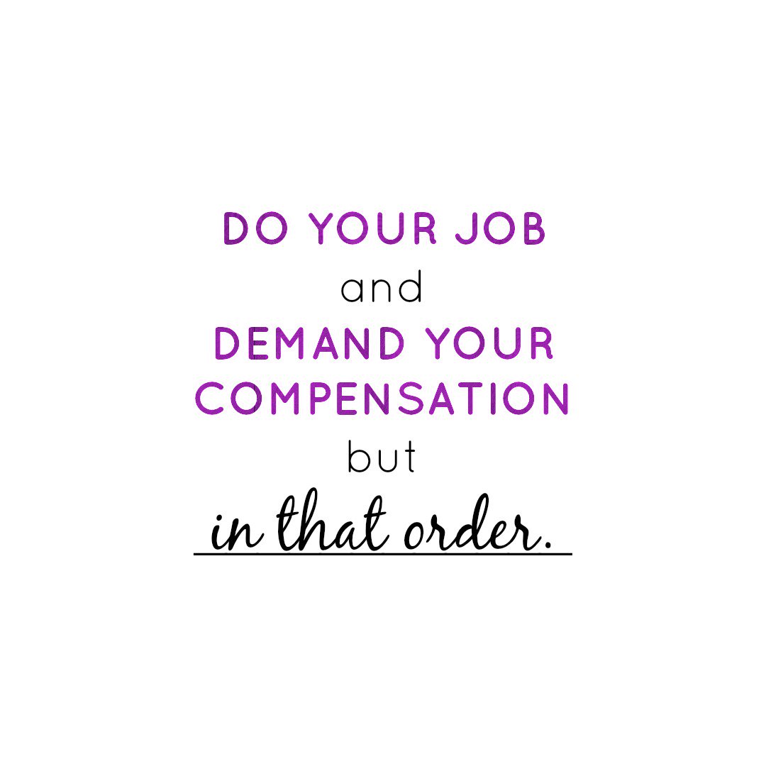 theHRniche's tweet image. Enough said. #HR #employeeclassification #DoYourJob #EqualPay