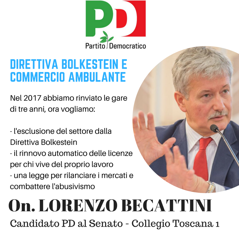lorebecattini's tweet photo. Dall'inizio  della campagna elettorale ho visitato 18 mercati per parlare con i  commercianti, raccontare il lavoro che abbiamo fatto sulla Direttiva  #Bolkestein e spiegare con semplicità cosa vogliamo fare in futuro per  loro: https://t.co/feAERdTLPT