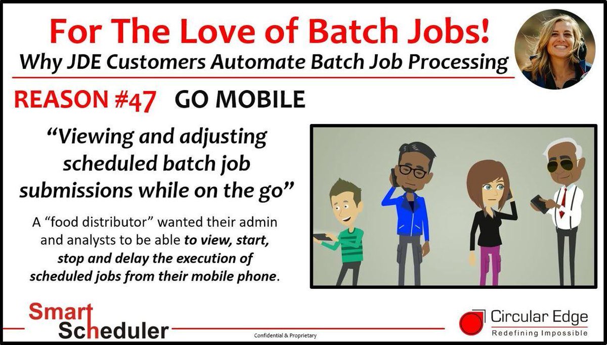 Wish you had the ability to monitor &amp; adjust scheduled batch jobs while on the go? See <a href="/christyLaCurl/">Christy LaCurelle</a>’s latest #ForTheLoveOfBatchJobs post for another reason #JDE customers automate their batch job processing ow.ly/4uyR30iCLRb #HappyUsers #HappyCNCs #GoodTimesWithJDE