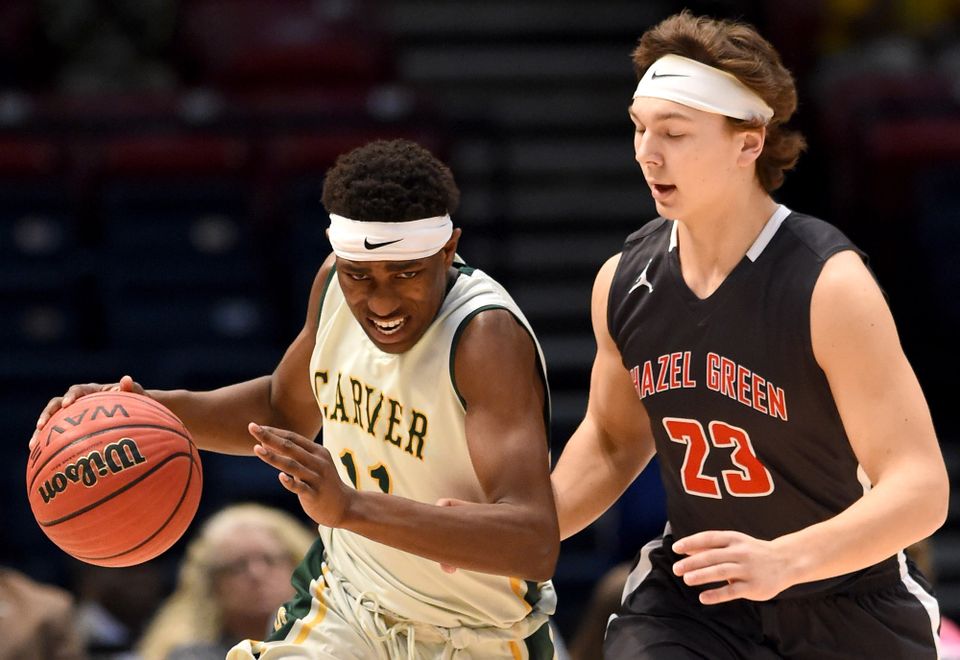 jbeanpoll's tweet photo. Carveri runs away witih 6A boys victory over @HazelGreenHigh in @AHSAA_hoops, so read quick gamer from @danielboyette
https://t.co/irLntk0jFZ

#alpreps 
@MPSAthletics 
@GWCarverFB 
@AHSAAUpdates https://t.co/TvPc1hav1C