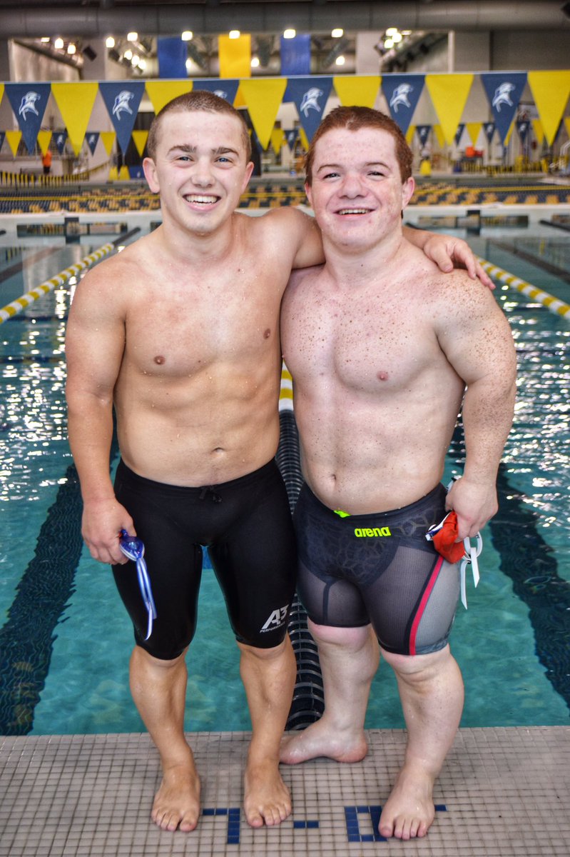 SwimFrostburg's tweet photo. The Paralympics were well represented this past weekend at CACs! Congrats to Ben, Zach, Connor, & Joey on an impressive weekend full of fast swimming! Special shoutout to our very own, Zach & Connor, who between the two of them brought ๐ 4 new Paralympic ๐บ๐ธ Records! #FSUSwim https://t.co/72WU4Dkt4v
