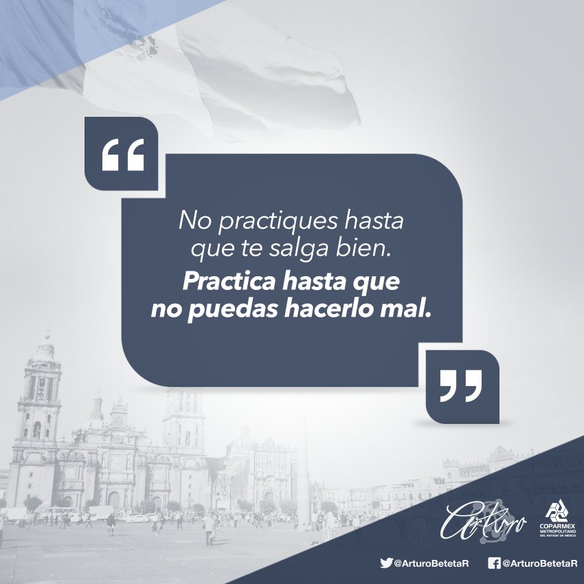ArturoBetetaR's tweet photo. La práctica hace al maestro. #SiguePracticando https://t.co/JkhknxtpxH