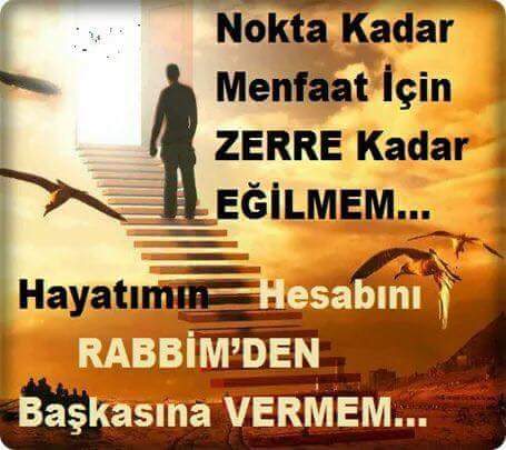 Allah a şükür egilmedikde egilmeyizde