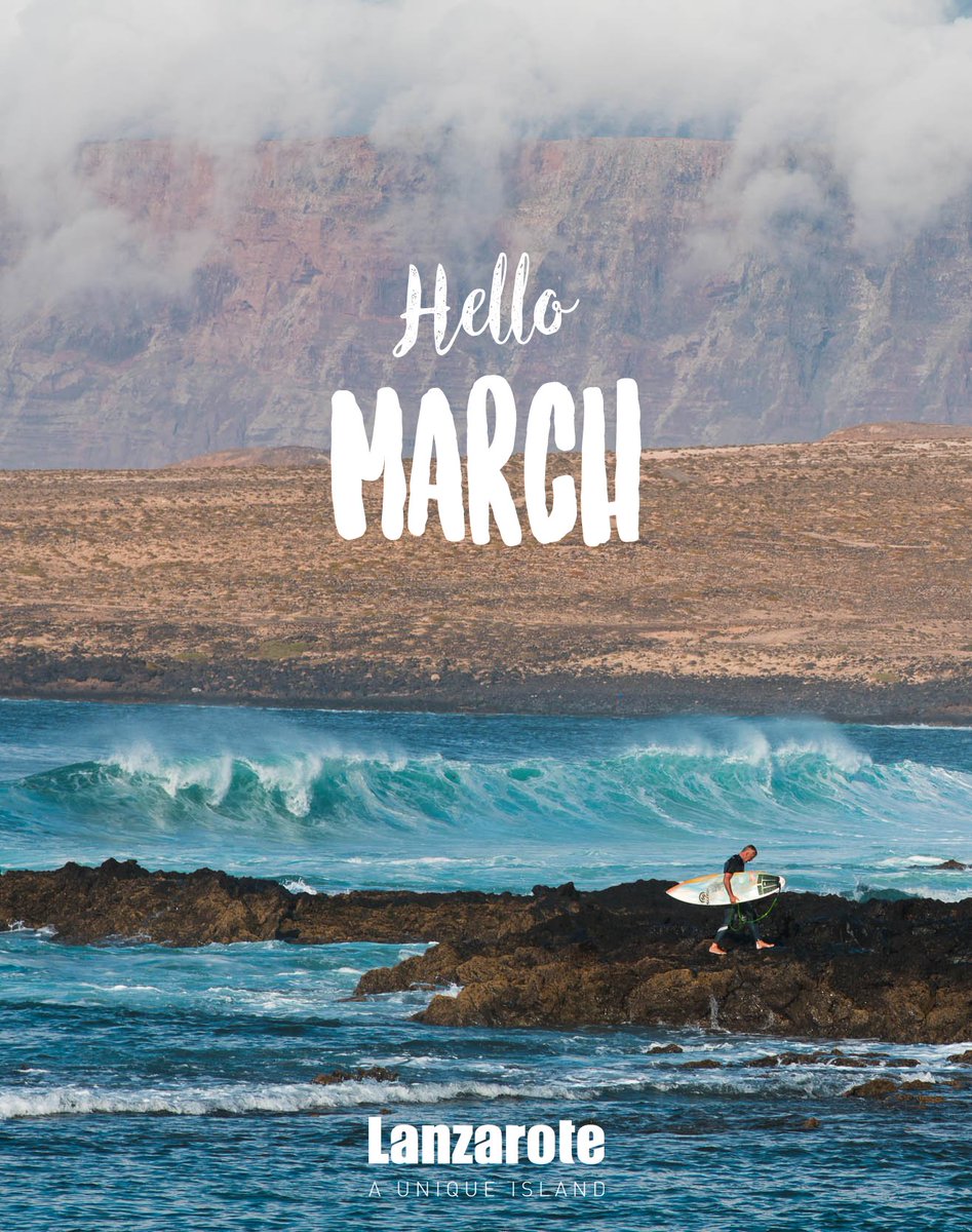Good morning &amp; welcome to March! 🏄‍♂️ | #Lanzarote