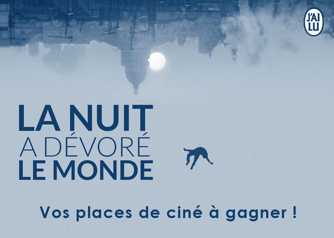 Editions_Jailu's tweet photo. 🎁 Follow et RT pour tenter de gagner l'un des 3 lots composés de :
✔2 places de ciné pour le film "La nuit a dévoré le monde" 🎬
✔ un exemplaire du roman "La nuit a dévoré le monde" de Martin Page 🧟‍♂️
Fin du concours le 05/03, bonne chance 😉 https://t.co/H6ZLkD9AC7