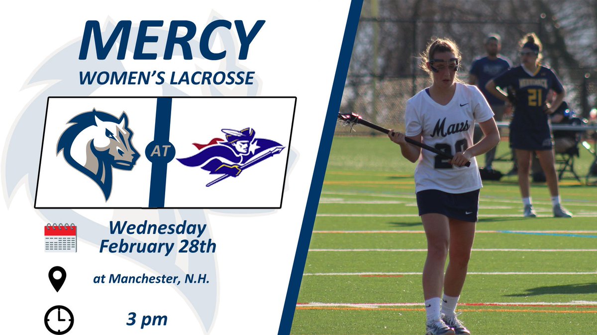 GAME DAY! No. 10/11 <a href="/MercyWLAX/">MercyWLAX</a> plays at <a href="/snhupenmen/">SNHU Athletics</a> at 3 pm looking for 3rd straight win. <a href="/PeteRuf12/">Pete Ruf</a> @lohudinsider