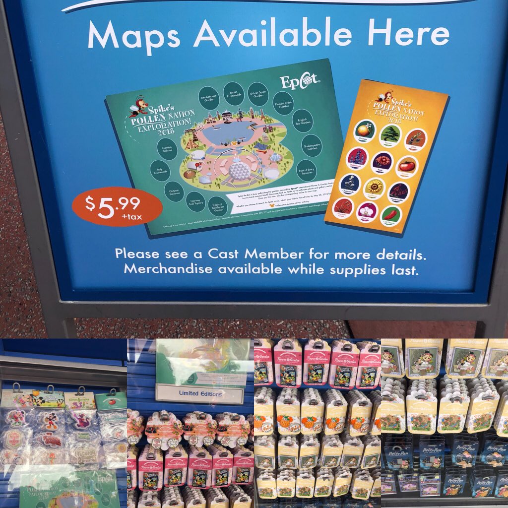 onthegoinmco's tweet photo. Pin Merchandise for #epcotinspring #flowerandgardenfestival #disneypintrading #disneypins https://t.co/r958DLeGBX
