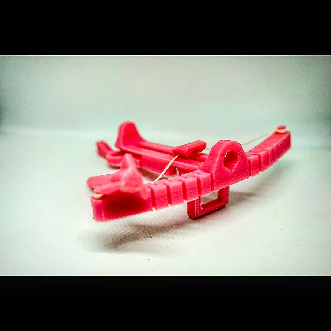 3DEXTREPRINT's tweet photo. Mini ballesta #ballesta #crossbow #3dextreprint #pla #bq #aneta8 #aneta6 #3dprint  #3d #3dprinting #anet #thingiverse #Extremadura https://t.co/ofxf0UsNYY