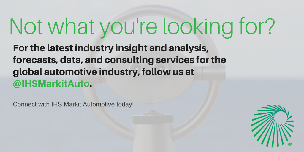 IHS Markit Automotive (@IHSAutomotive) / Posts / X