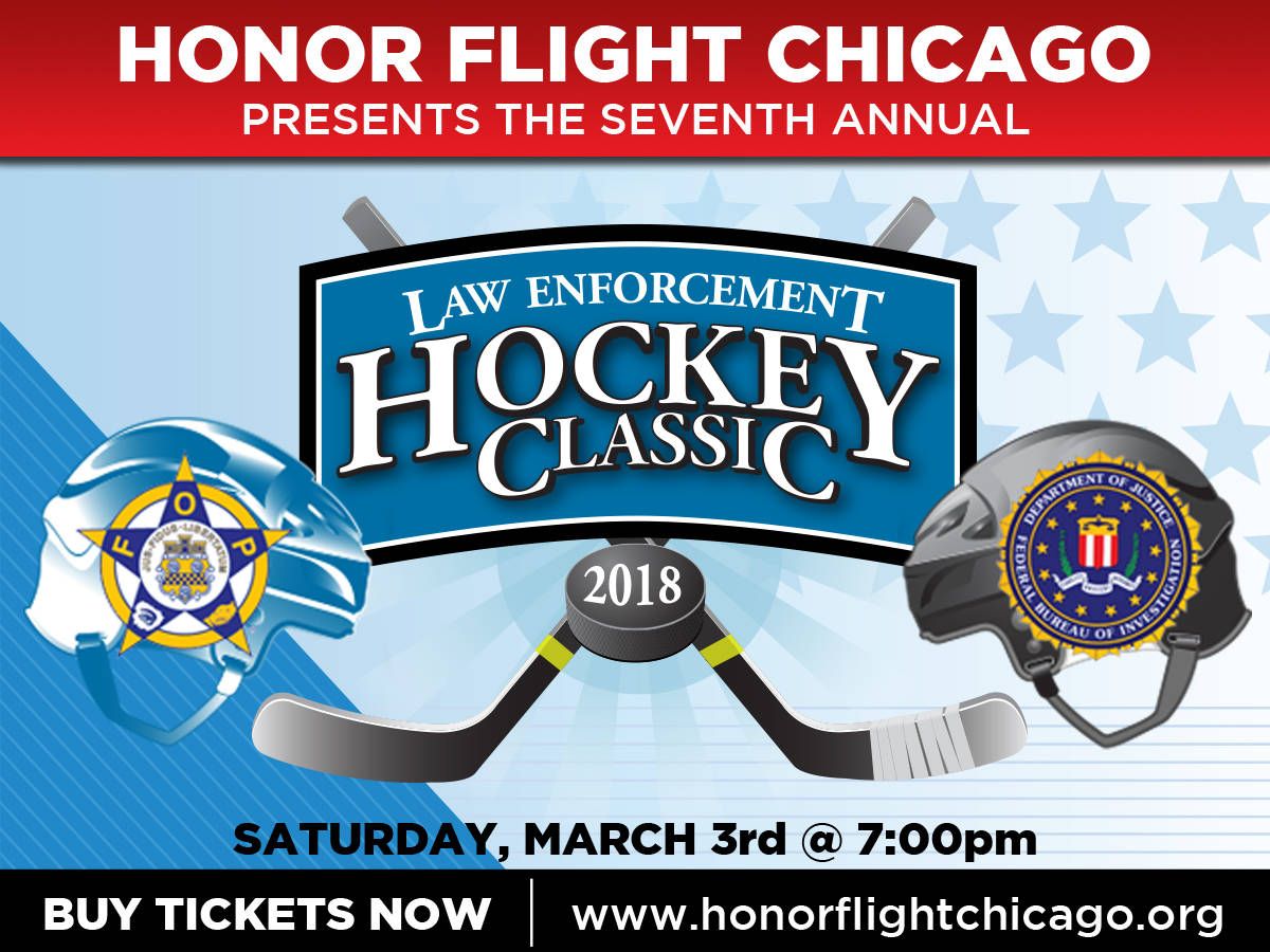 Honor_Flight_CH's tweet photo. Hi @Anthem_Singer, could you help us promote this Saturday's #HFCHockeyClassic? @CPDHockey will take on @FBIChicago at The Edge Ice Arena in Bensenville, with all proceeds benefitting Honor Flight Chicago.

More info here: https://t.co/h6WLQVHQLL

Thanks for your support! https://t.co/Rud96nZ5Vh