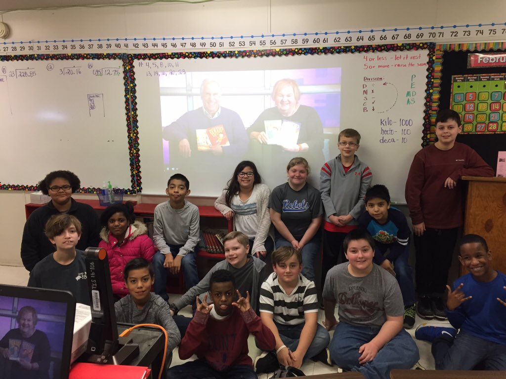 tismrscox411's tweet photo. Amazing Skype session with Henry Winkler, coauthor of Hank Zipzer book series, who has dyslexia!  Very inspirational!  #Skype2Learn @hwinkler4real https://t.co/z1GtJYYFVU