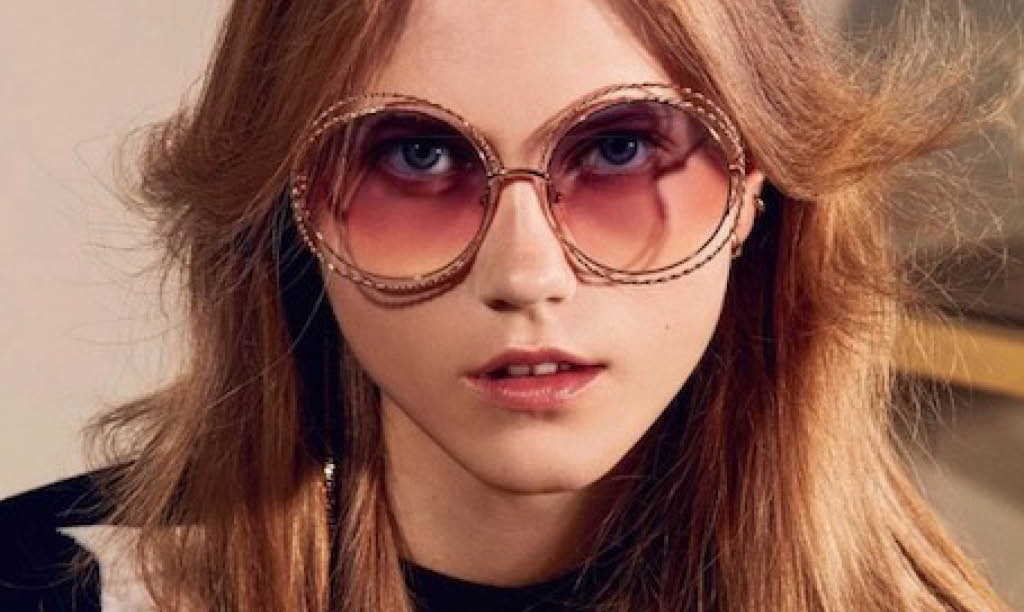 chloe carlina twist sunglasses