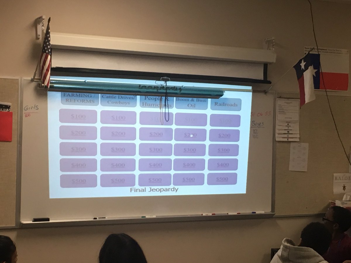 MrsAmelang's tweet photo. Coach Whiteside is using #googleforms as a jeopardy buzzer for review! What a cool way to use #gafe! #parkhillpowersup https://t.co/zPVSEZIgUK