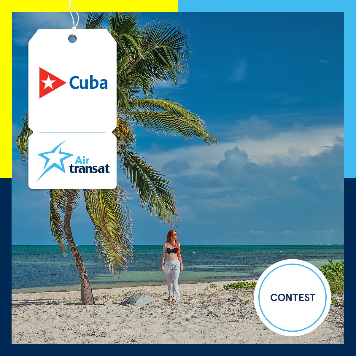 airtransat's tweet photo. Enter our #Contest to win an all-inclusive trip to @BeLiveHotels in Varadero #Cuba!
• Want to swim in Cayo Coco’s turquoise waters? Tell us in a tweet which authentic experience you’d like to do in Cuba
• Tag @airtransat & use #TransatCubaContest
Rules: https://t.co/YcKuyGyQzk https://t.co/f7js2z5mnG