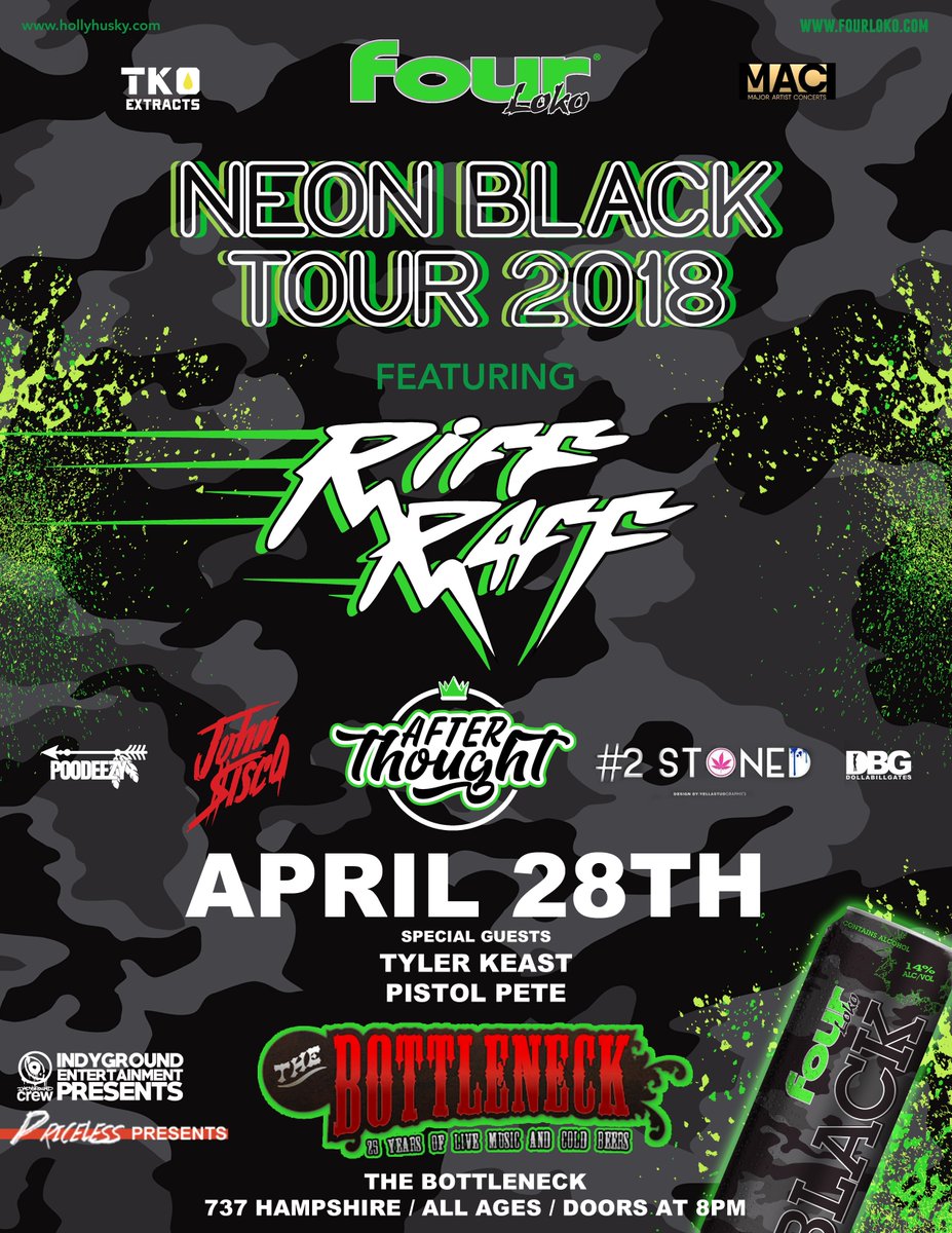PricelessEntLLC's tweet photo. Pistol Pete and @TylerKeast will be opening for @JODYHiGHROLLER on SATURDAY, April 28th @TheBottleneck in #LFK!! Tickets are available NOW!! This show is guaranteed to be #priceless!! https://t.co/GdI6ajuR4c https://t.co/6222Ig3cOh
