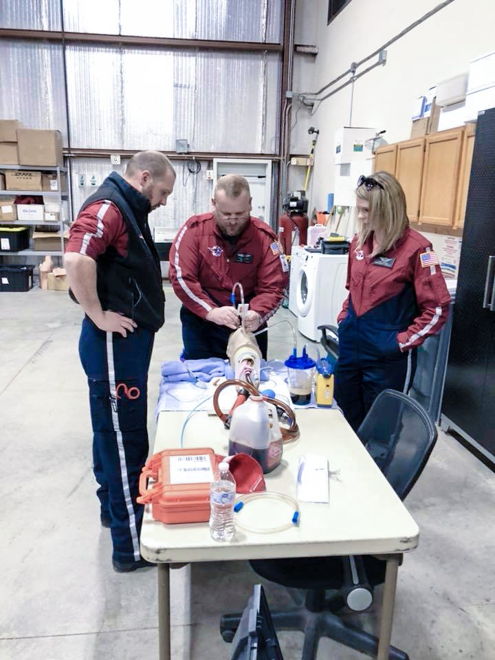 MedTransCorp's tweet photo. Simulation training with crews from Hays, Goodland, Chanute, Scottsbluff and Great Bend. 
#MidWestAerocare #EagleMed #SimulationTraining #MedTransCorp https://t.co/opnIFobJjA