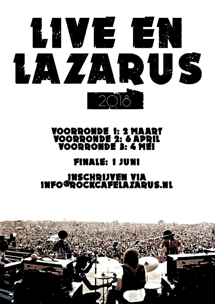Vrijdagavond is voorronde1 van Live en Lazarus #LeL2018 @rockcafelazarus @omehenne, de 10e editie! Hoe heeft het zover kunnen komen? Dat lees je hier!
3voor12.vpro.nl/lokaal/leiden/…