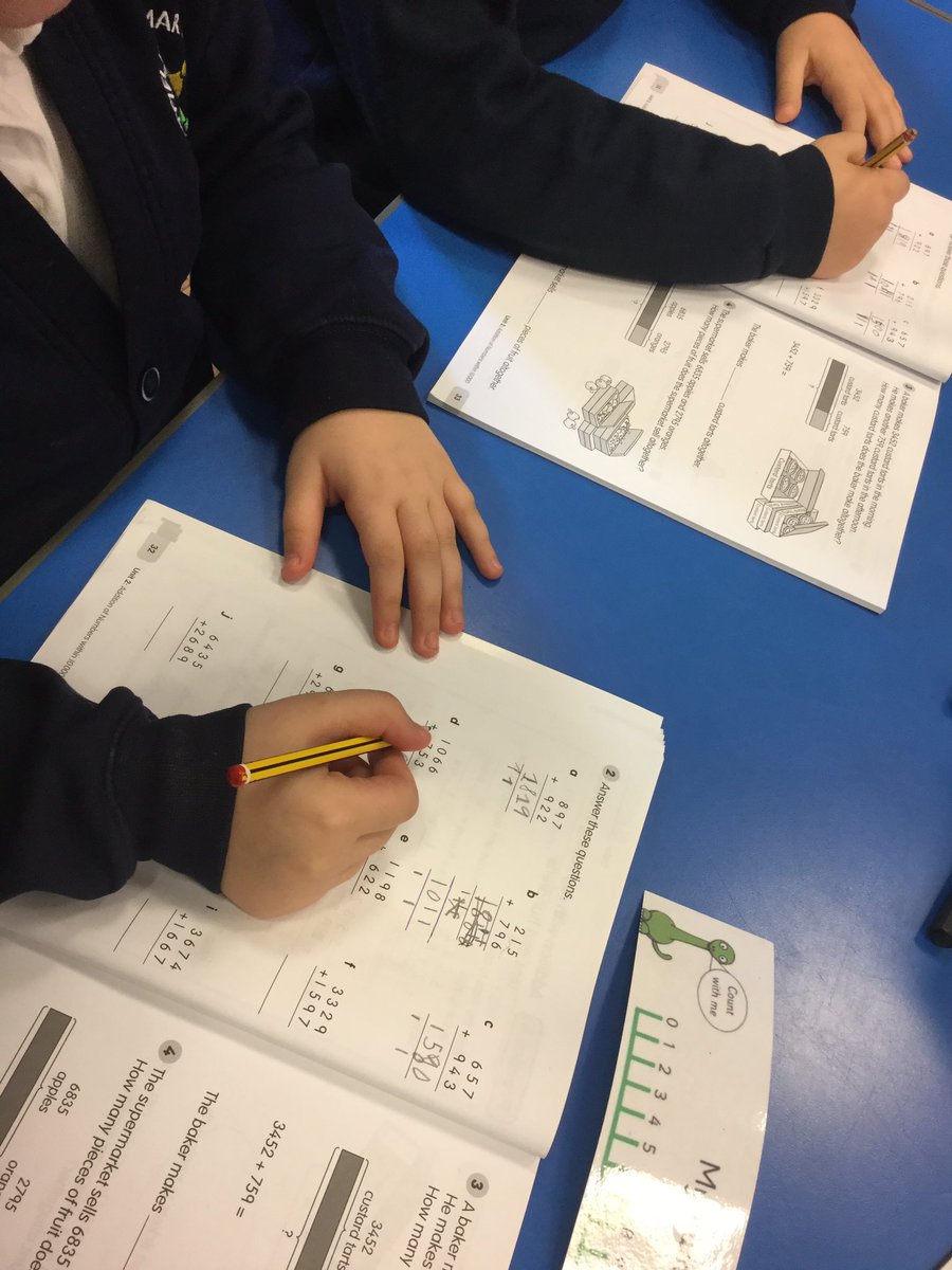 EPSMissMHardy's tweet photo. Y3 consolidating their understanding of #column addition in Maths this morning, using their #inspiremaths practice books. #peersupport #collaboration #wordedproblems #discussion #explanation #Y3areMathsExperts 🌟👍🏼✏️@Gaynor_Spence @Eastfield_EN3 https://t.co/fLFE04uGEj