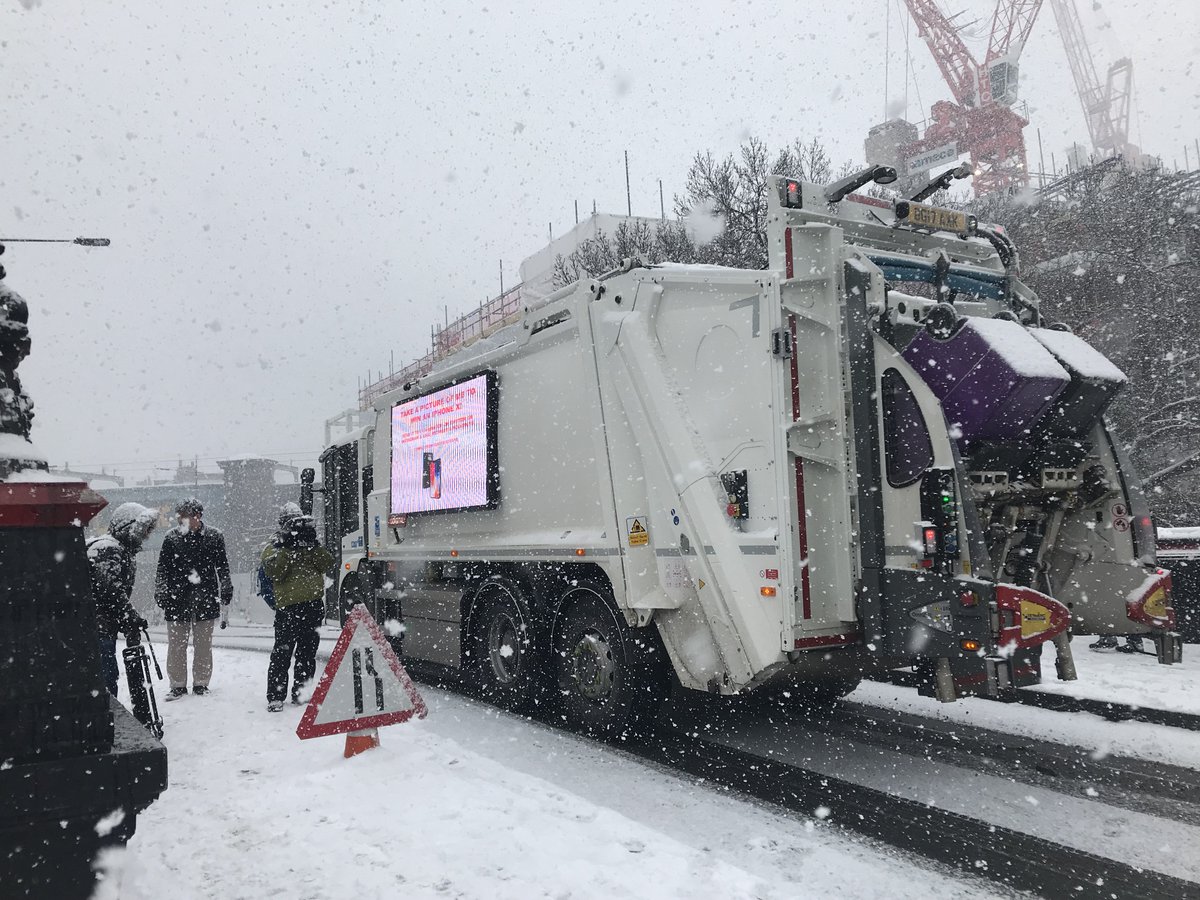 13DigitalOOH's tweet photo. Here's some of the pictures we have received so far! Love the editing skills guys 👏 #13digital #competition #iPhoneX #camden #uksnow #snowday #MODs #OOH #Advertising https://t.co/3BQe1bNSQv