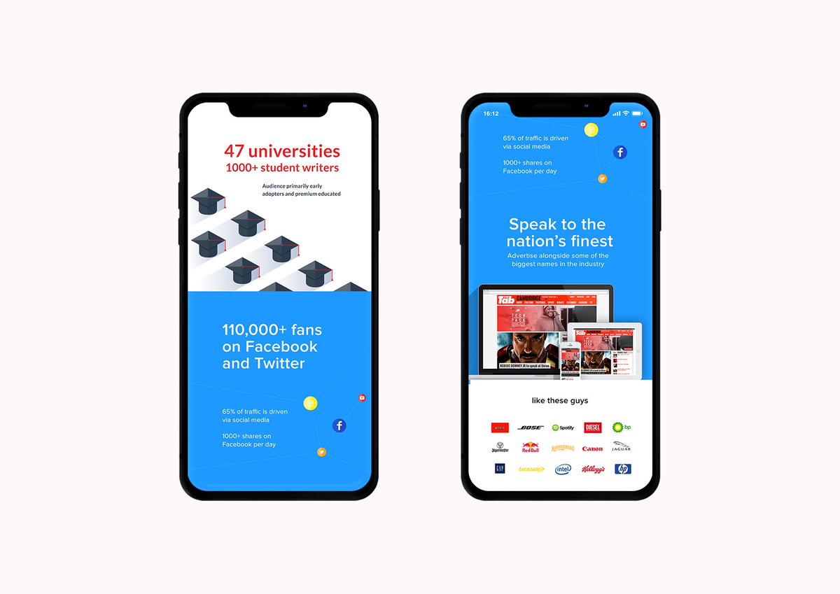 Good_to_Goat's tweet photo. Our previous work for our client @thetab 👩‍💻 https://t.co/b40vNX3a22