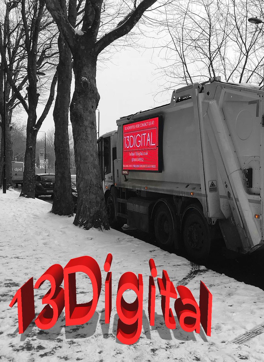 13DigitalOOH's tweet photo. Here's some of the pictures we have received so far! Love the editing skills guys 👏 #13digital #competition #iPhoneX #camden #uksnow #snowday #MODs #OOH #Advertising https://t.co/3BQe1bNSQv