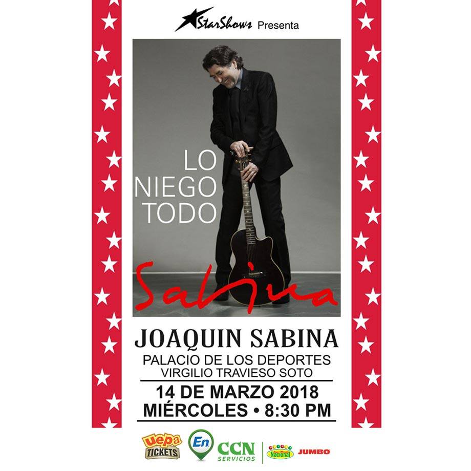 ViveDominicana's tweet photo. ¿Te gusta la música de #joaquinSabina? Pues te recomendamos apartar fecha para disfrutar de su concierto en este mes de marzo. Más info aquí: https://t.co/5ul23D2a3Q #viveRD https://t.co/wklitiIOdI