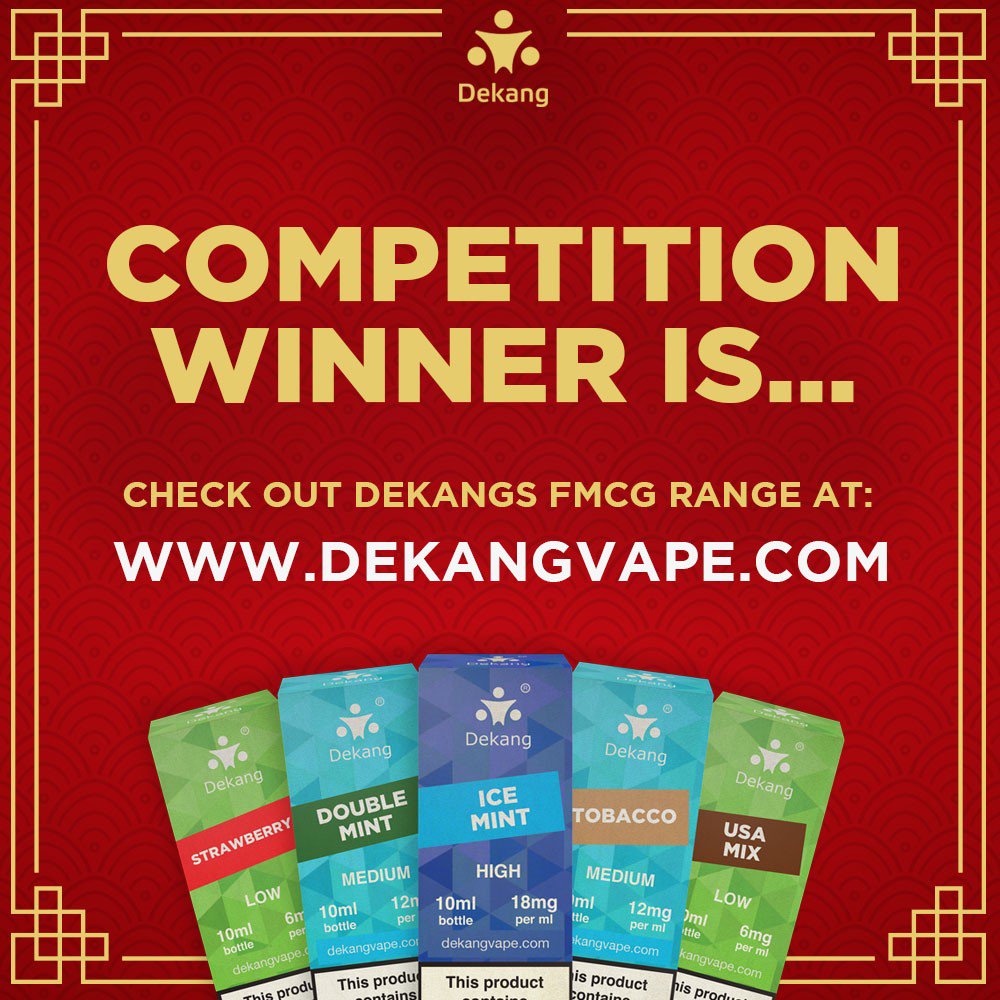 And the winner is .... *Drum Roll* .... IGNITE Vaping. Congratulations! #competition #winner #winnerwinnerchickendinner #vape #vaper