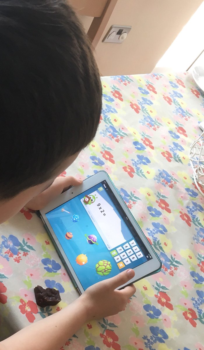 im_Alastair's tweet photo. School shut at 12 due to snow. Son struggling with times tables in yr2 so we played #ttblast @just2easy_com on iPad such a major #confidenceboost #maths https://t.co/WZjbMsmkbJ