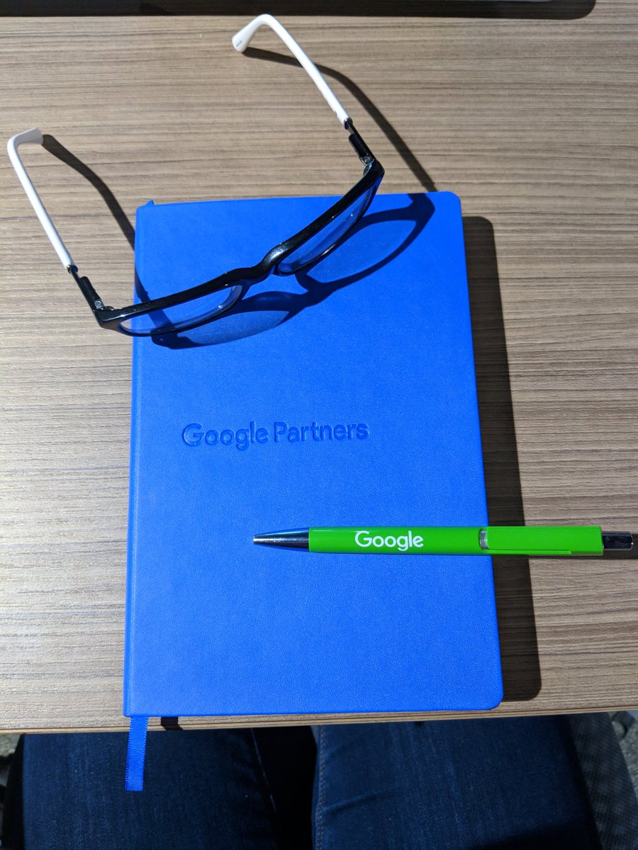 afudgee's tweet photo. Breaking in the new glasses with @googlepartners for Display Certification training. #googlepartnersca #OMD https://t.co/tgN0AMNhG3