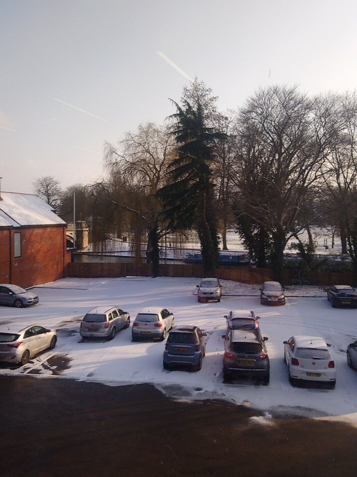 It's cold outside. This is meant to be early spring.