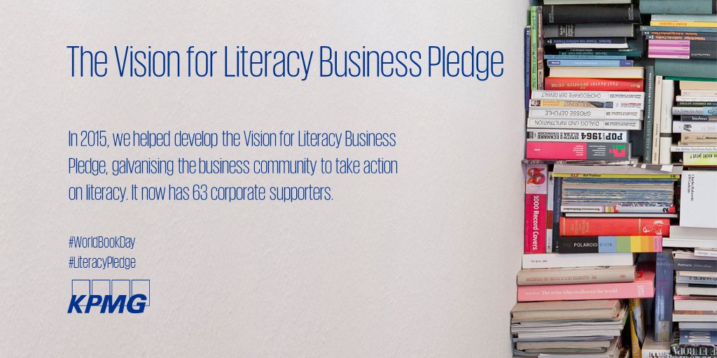 kpmguk's tweet photo. Businesses must address literacy challenge to secure UK productivity #WorldBookDay #LiteracyPledge https://t.co/omR47lwWLD