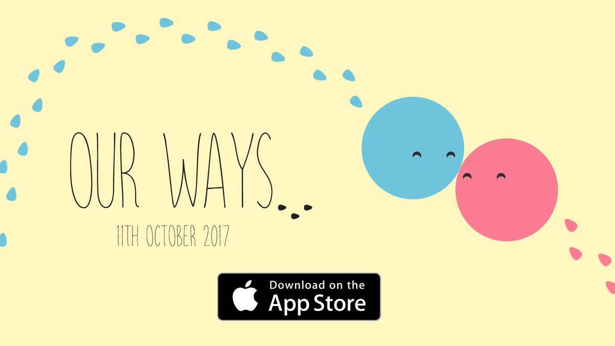 RollingPigStu's tweet photo. @tha_rami Hi Rami, we are indie game developer from Hong Kong that make games in our spare time. Here is our latest game 'Our Ways'. This is a little abstract mobile game about exploring relationship. Trailer: https://t.co/I9U341Takz https://t.co/sIuDgQCRl3
