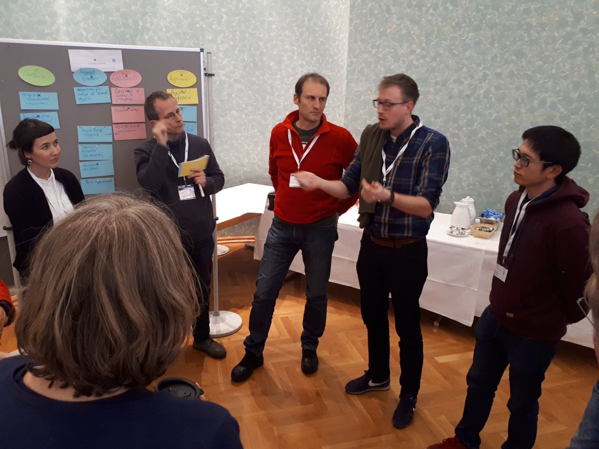 EevaPrimmer's tweet photo. How to communicate about forest biodiversity in multifunctional landscapes across science, policy and practice: #ConFoBi researchers learning from each other, decision-makers and practitioners. Honoured to host a successful world Cafe with these experts! @UniFreiburg https://t.co/RX7SvzPP9c