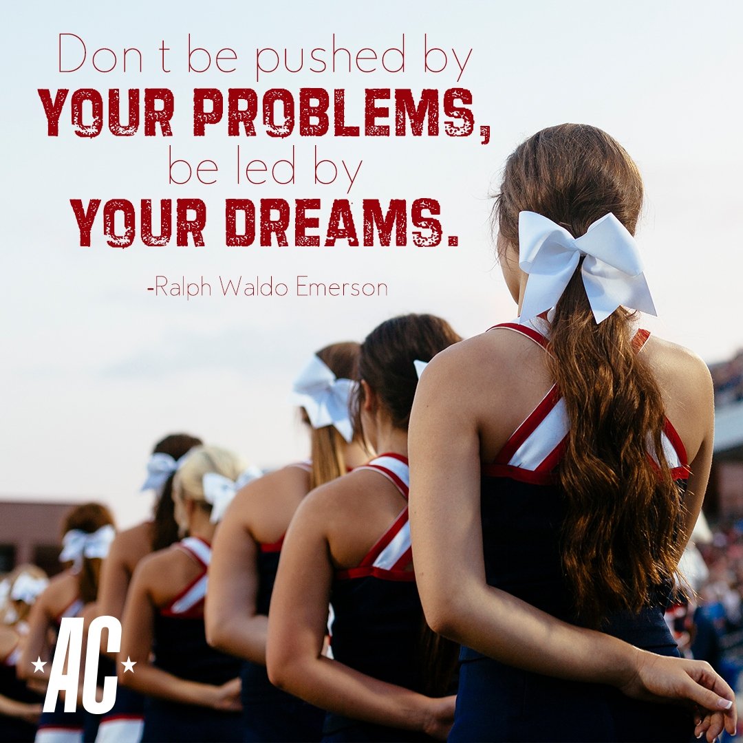 cheerleadermag's tweet photo. Dream on, dreamers 🤗 #WednesdayWisdom https://t.co/oLhd3mkhbo