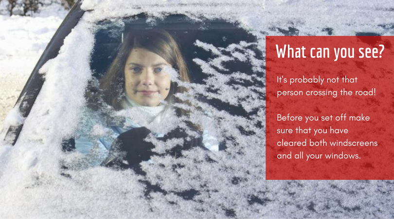 PreparedInEssex's tweet image. Before driving home this evening make sure you clear both windscreens and all your windows, as well as your bonnet, lights and roof of snow and ice. Don't drive off like a tank commander! #DriveSafe