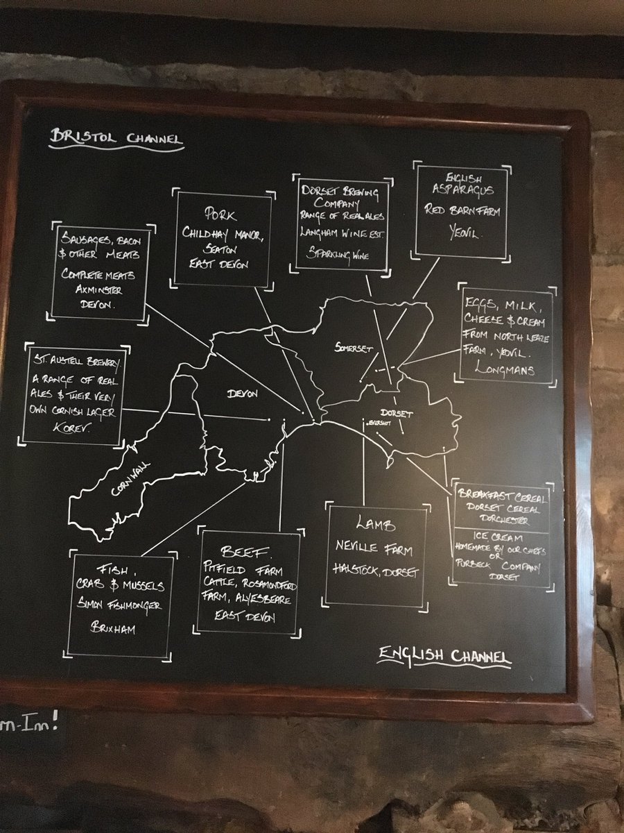 J_Raggett's tweet image. Proud that @Acorn_Inn are purchasing so much locally sourced food and drinks. @red_carnation #TreadRight #Dorset #supportlocal