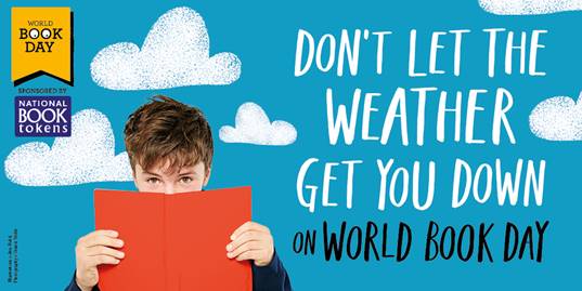 WorldBookDayUK's tweet photo. Don't let the weather get you down on #WorldBookDay ❄ You can still celebrate with us and here's how: https://t.co/5rIFhsn8Zg https://t.co/geh7Mzuny7