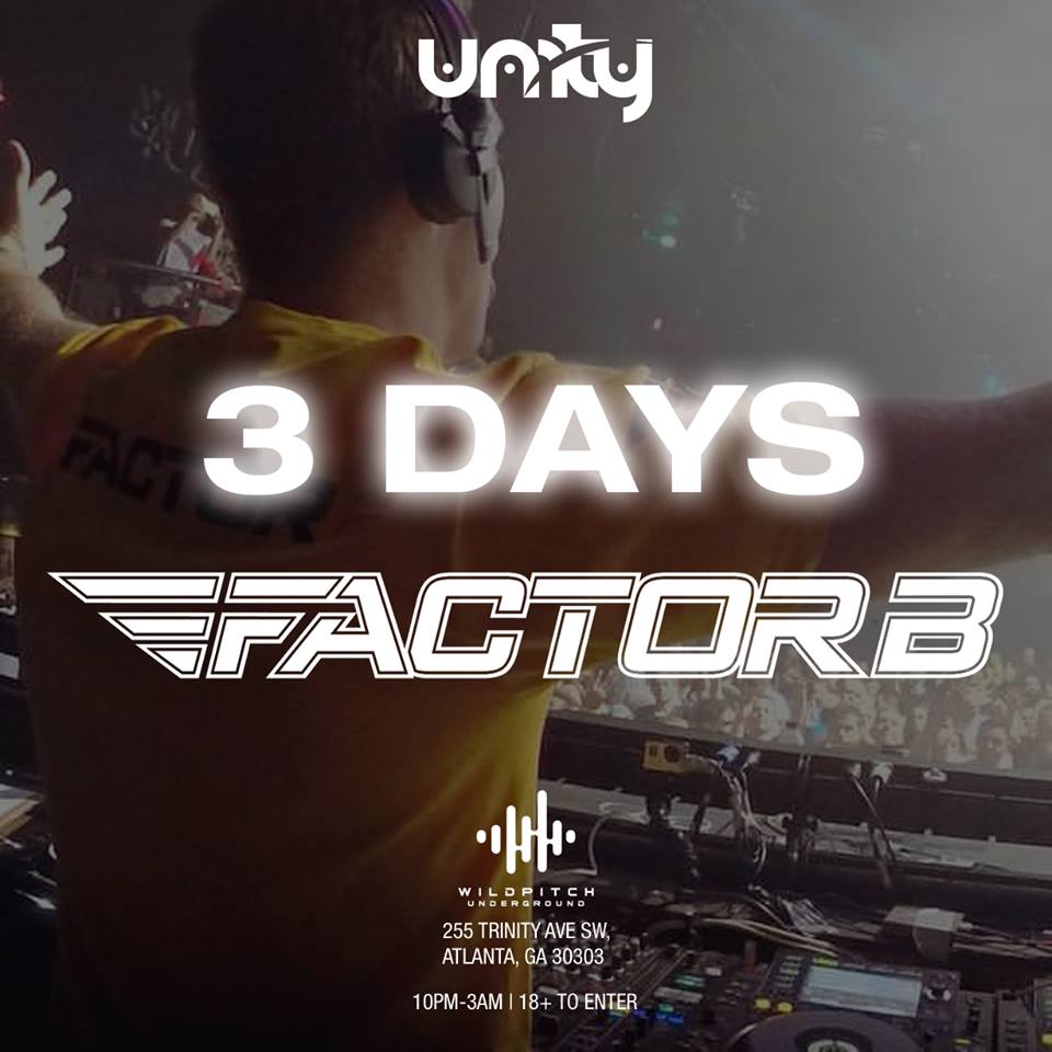 3 DAYS. 

#propertrance
#upliftingtrance
#UnityTranceFamily
#undergroundmusic
#ElectronicDanceMusic

🚀💥😍

Tix: bit.ly/unitypresfacto…
INFO: bit.ly/unitypresfacto…