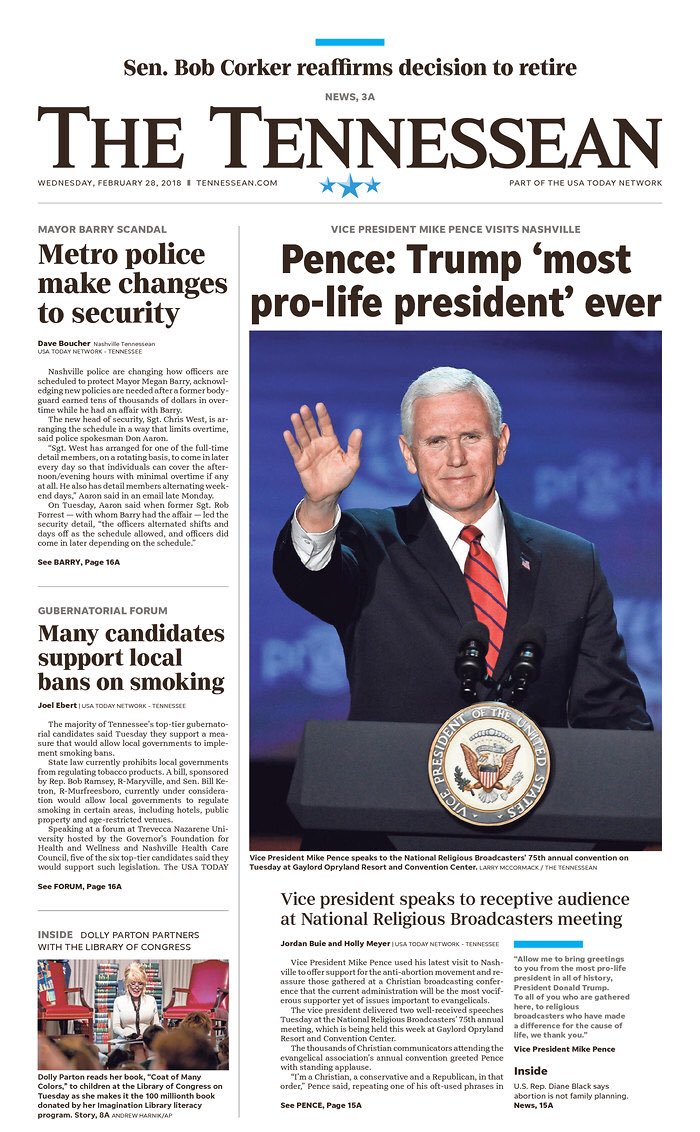 VP45's tweet image. At the @NRBconvention in Nashville yesterday, I made clear that the Trump Administration will continue to strive until we restore the sanctity of LIFE to the center of American law &amp;amp; we'll continue to work to defend the fundamental freedoms of SPEECH &amp;amp; RELIGION.