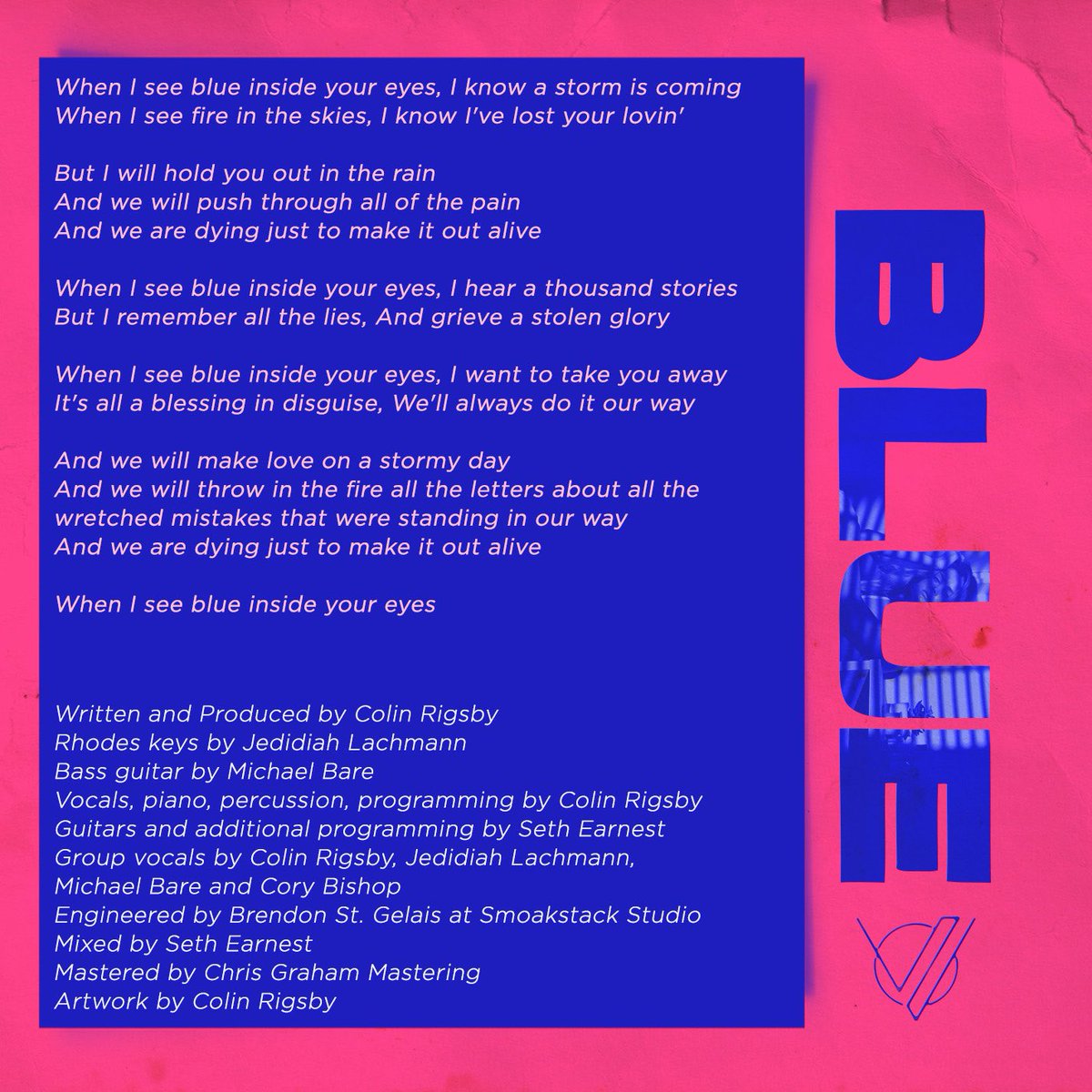 vesperteen's tweet photo. My new song “Blue” is out TODAY!! I’m so proud of it and so thankful for the amazing response. 💙

https://t.co/UCQW5CIU1X https://t.co/ZnPxTqJCNz